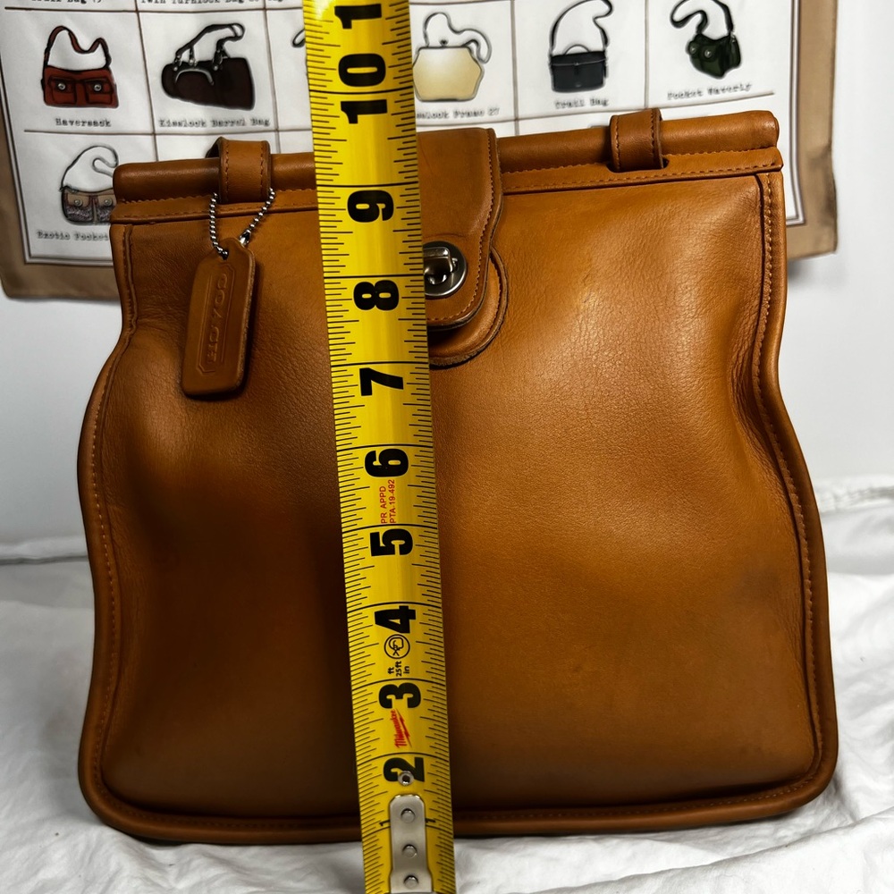 Vintage COACH British Tan Weston Shopper Tote Bag 9021 — Rare 2000 - Picture 15 of 15